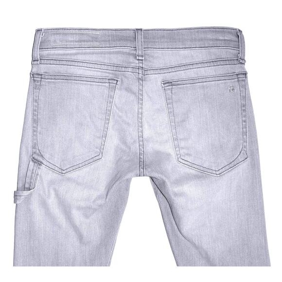 A8 Auth RAG & BONE Patch Pockets Doone Color Skinny Stretch Jeans Sz 24 W28 - Picture 4 of 7